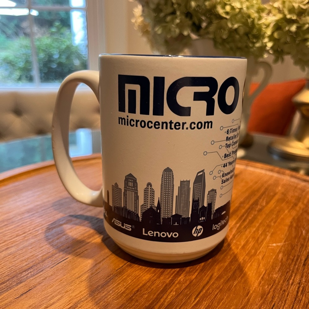 New Micro Center Coffee Mug. Charlotte